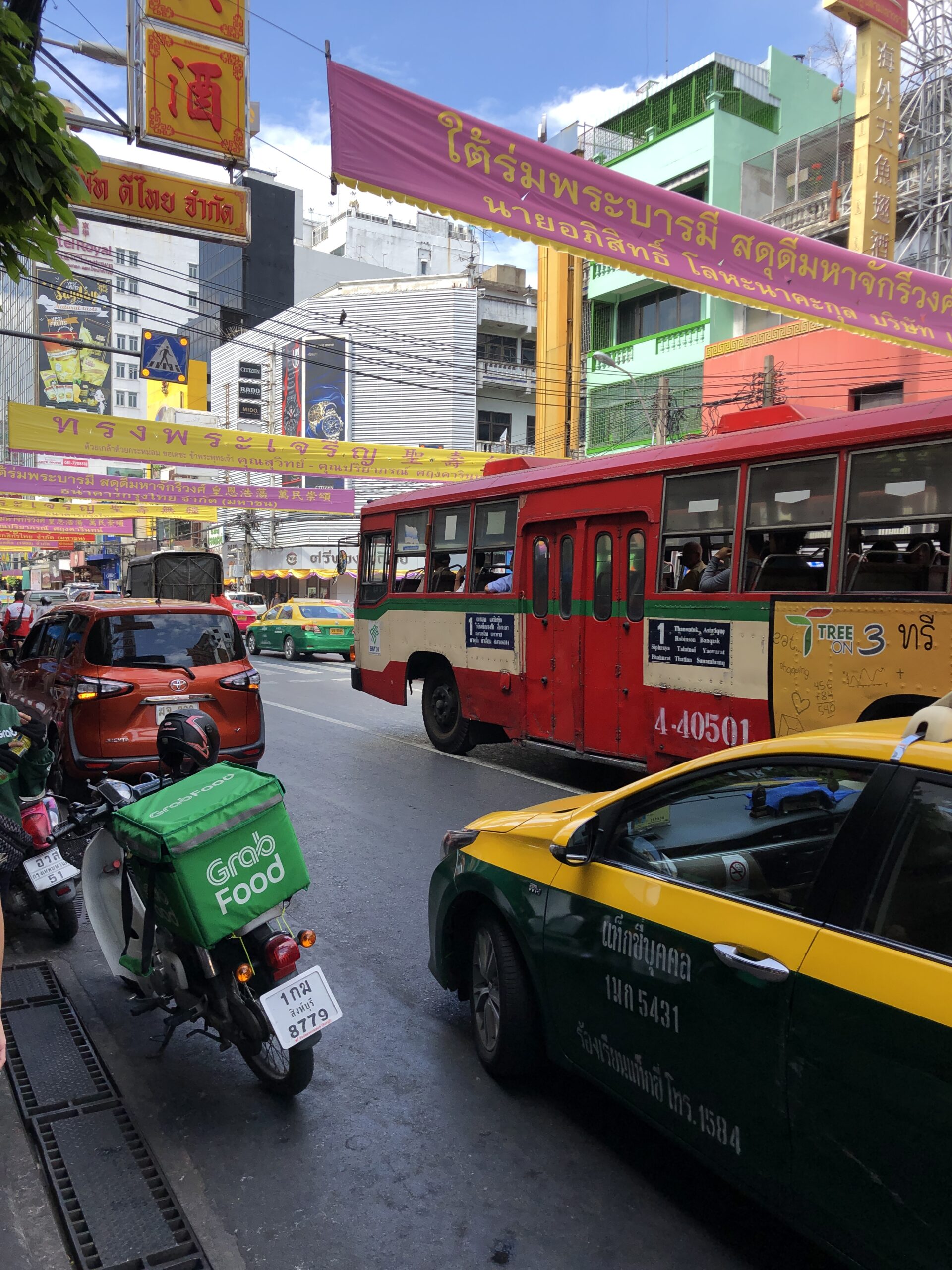Bangkok traffic - Asia Transportation tips