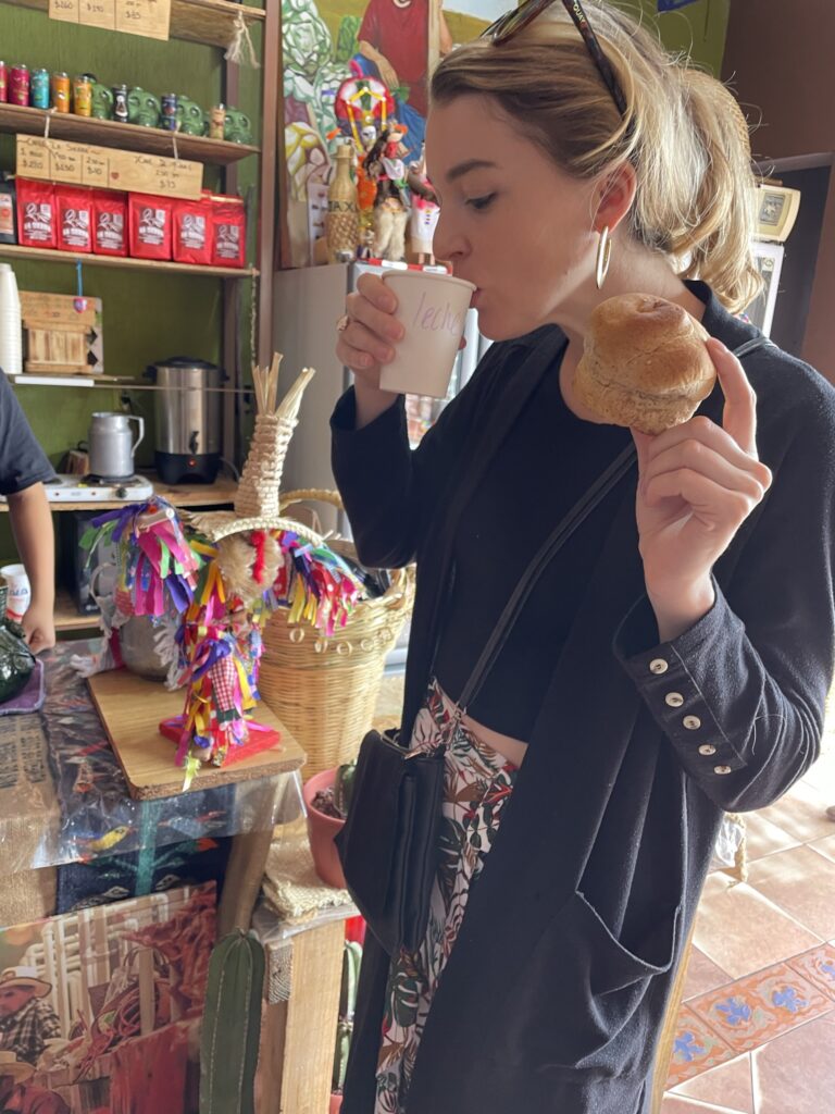 Oaxacan hot chocolate and pastries