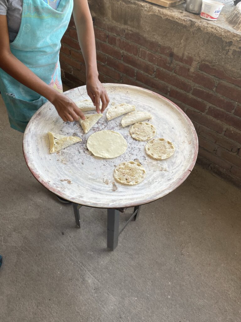 Fresh tortillas in Oaxaca