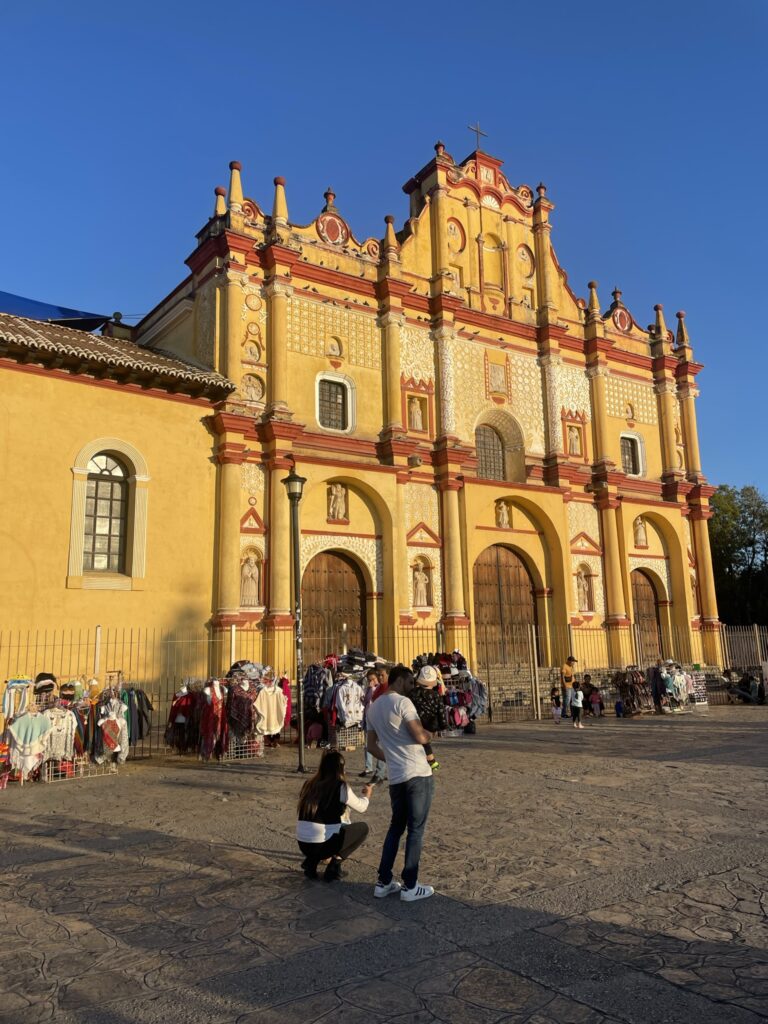 Church in San Cristobal de las Casas; a long weekend itinerary for San Cristobal de las Casas