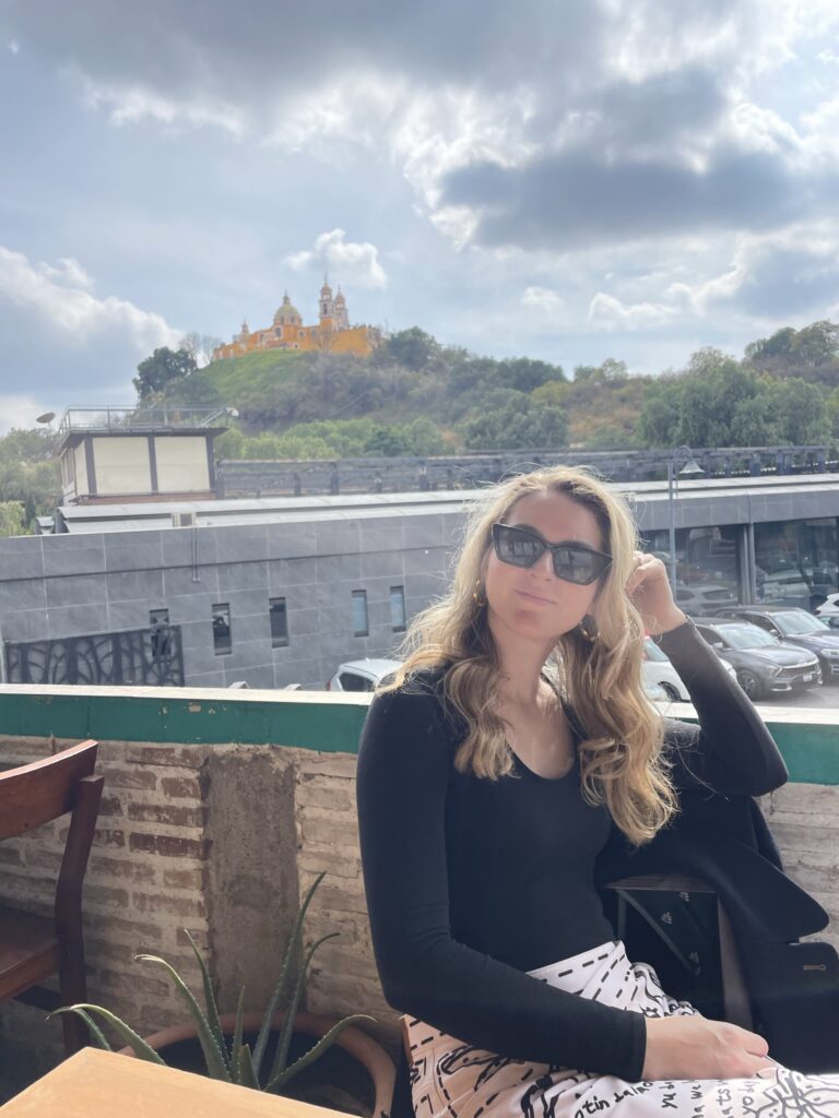 Meghan in Cholula, Mexico