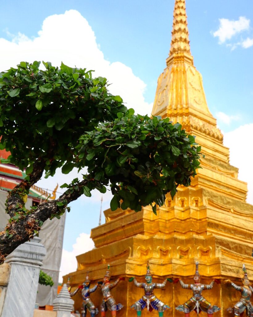 Wat at Grand Palace, Bangkok, Thailand; a three day itinerary for Bangkok