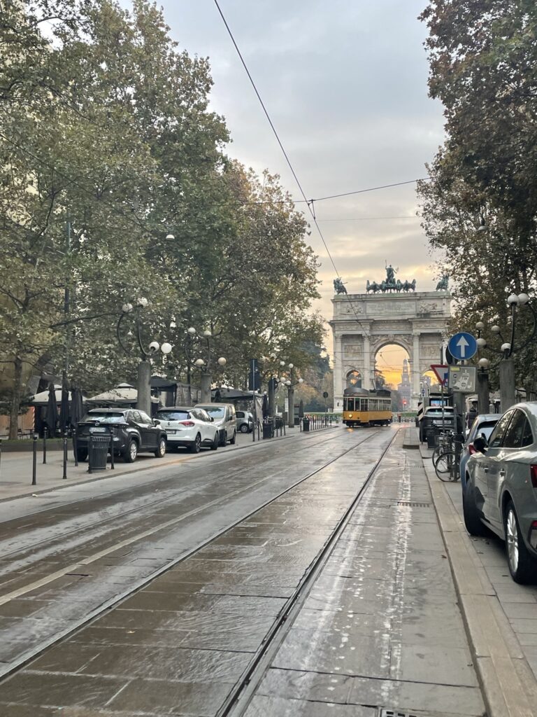 Near Sempione Park in Milan
