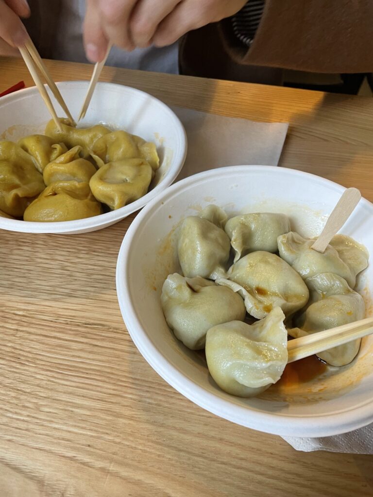 Dumplings at Mercado Centrale
