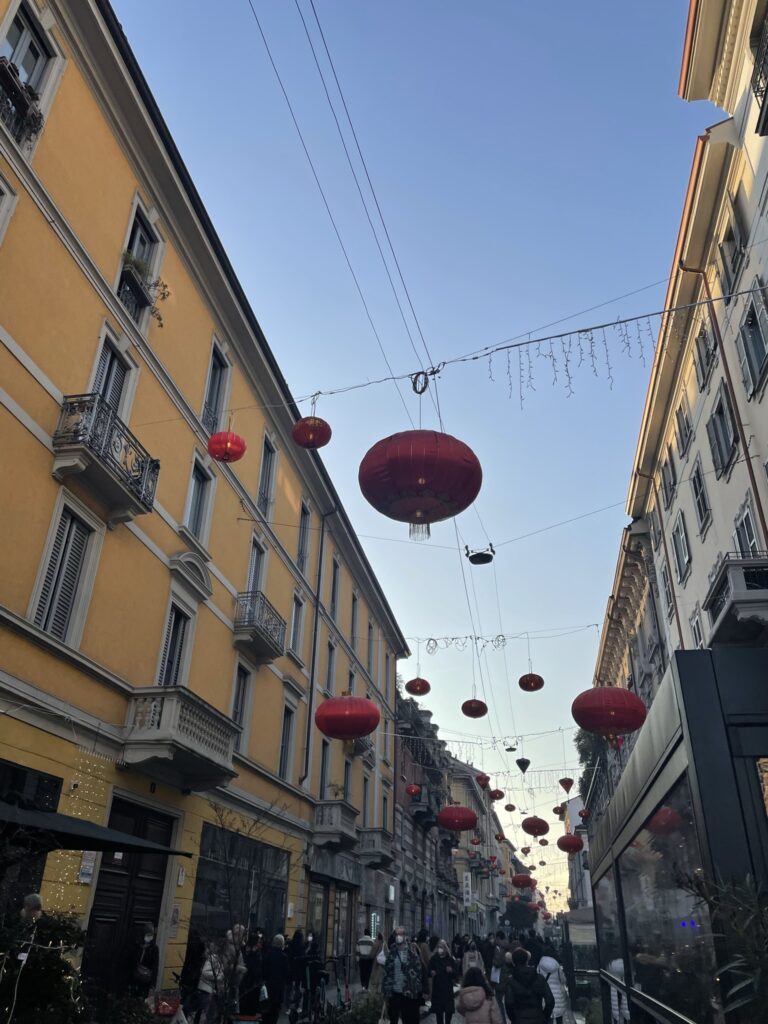 Chinatown in Milan