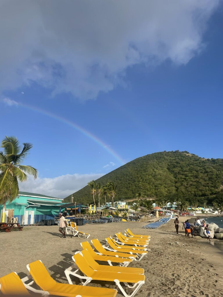 Frigate Bay Beach in Saint Kitts
