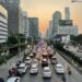 Bangkok Traffic at sunset