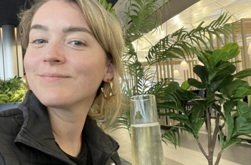 Meghan Chase Sapphire Reserve Lounge Hong Kong